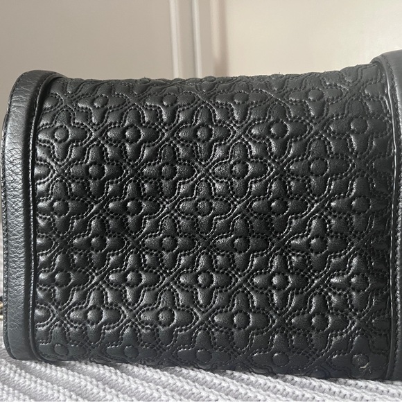 ✨Tory Burch Black Embossed Bryant Crossbody Bag✨ - Picture 2 of 14